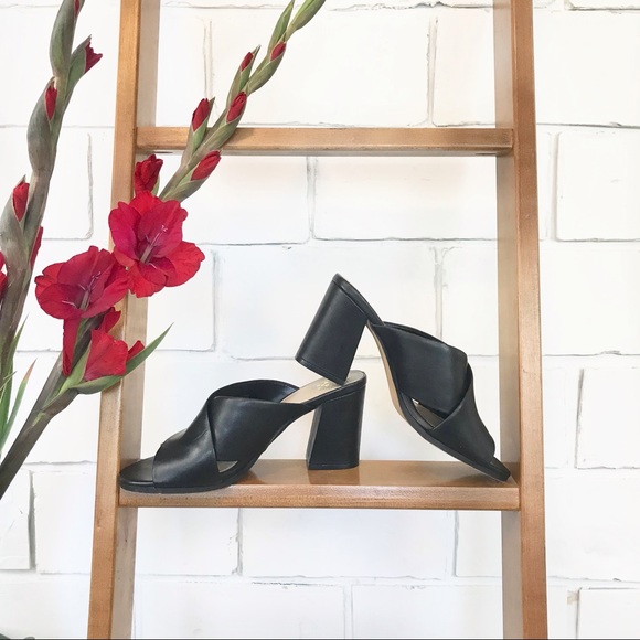 Vince Camuto Shoes - Vince Camuto strappy leather heel sandals